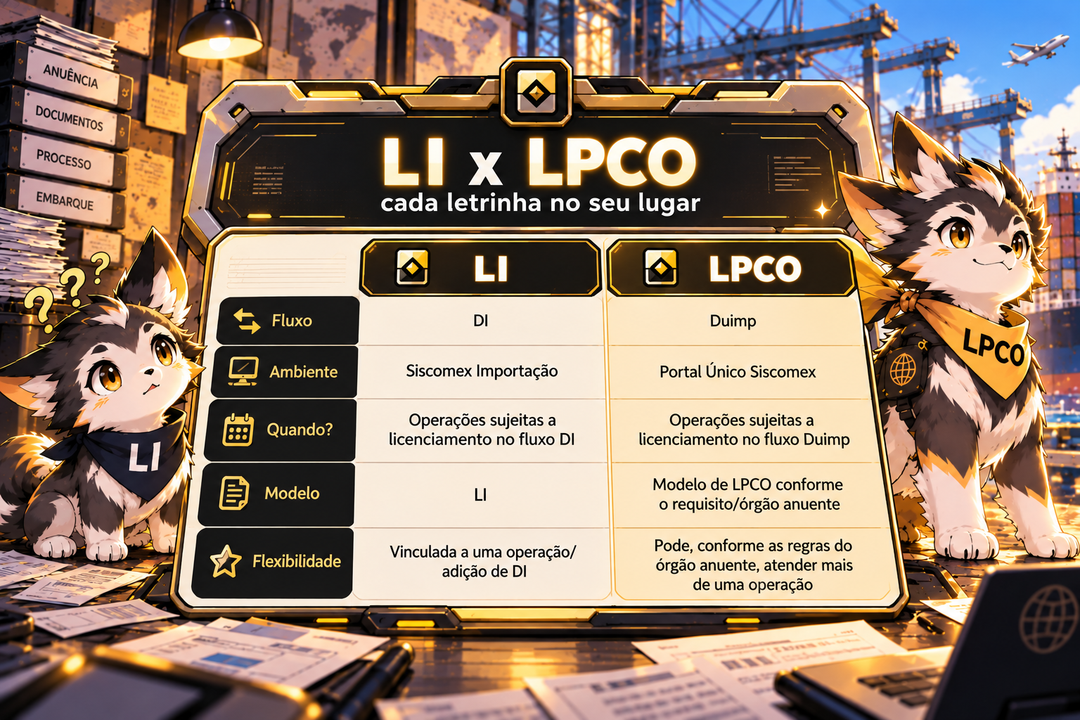 Comparativo completo entre LI e LPCO: fluxo, ambiente, momento, modelo e flexibilidade